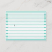 Cartes de Table Rayure Bleue Blanche pour Bateau # (Dos)