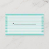 Cartes de Table Rayure Bleue Blanche pour Bateau d (Dos)