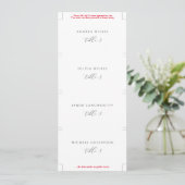 Cartes de table simples et modernes pour mariage à (Debout devant)