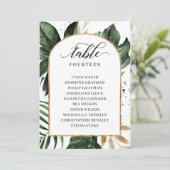 Cartes de tableau des Feuilles tropicaux (Debout devant)