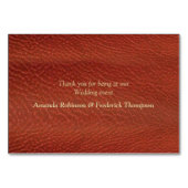 Cartes de tableau géométrique en cuir et daim (Dos)