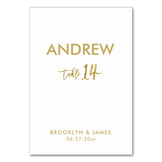 Cartes de tableau Mariage de l'effet d'huile d'or  (Par défaut)