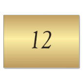 Cartes de tableau Numéro Or (Devant)