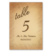Cartes de tableau Rustique (Dos)