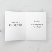 Cartes de Tarot Lecture amusante Carte de voeux An (Intérieur)