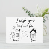 Cartes de Tendances Amitié Meilleurs Amis à Longue (Debout devant)