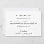 Cartes de Tendances Amitié Meilleurs Amis à Longue (Dos)