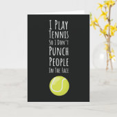 Cartes De Tennis Drôle Pour Le Joueur Ami Athlete (Fleur jaune)