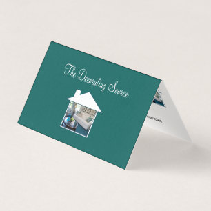 Cartes de tente de décoration pliées modernes pour