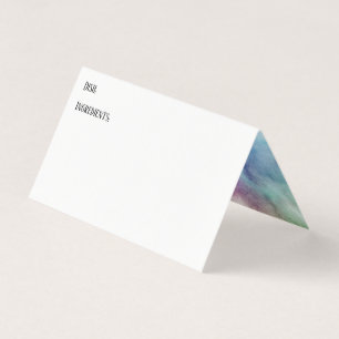 Cartes de tente multicolores pour laver les couleu