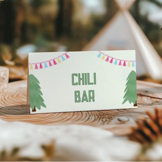 Cartes de tente pour filles