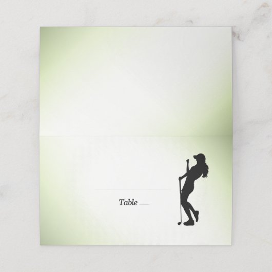 Cartes de terrain de golf (Extérieur déplié)