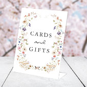 Cartes de thé et signe cadeau