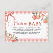 Cartes de thème de pomme pour bébé (Devant)