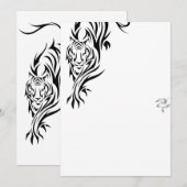 Cartes de tigres (Devant / Derrière)
