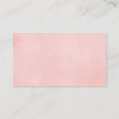 Cartes de tirage au sort de couche florales élégan (Dos)