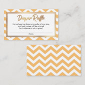 Cartes de tirage au sort de couches à chevron gras (Devant / Derrière)