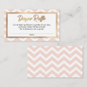 Cartes de tirage au sort de couches à chevron gras (Devant / Derrière)