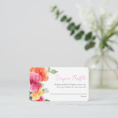 Cartes de tomates baby shower rose orange (Debout devant)