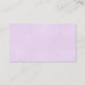 Cartes de tombola à baby shower d'éléphant violet (Dos)