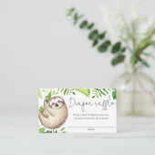 Cartes de tombola à tomettes tropicales doux (Debout devant)