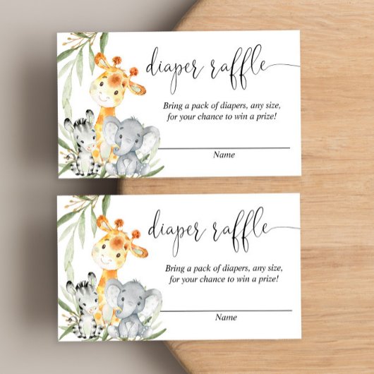 Cartes de tombola neutres de couche pour les anima