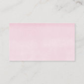 Cartes de tombola rose jaune pour bébé éléphant mi (Dos)