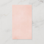 Cartes de tombola rousse à coeur floral rustique (Dos)