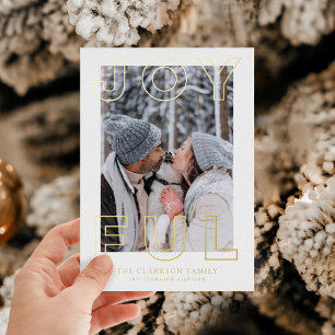 Cartes de vacances avec des lettres joyeuses