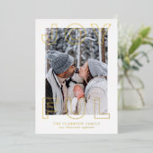 Cartes de vacances avec lettres joyeuses (Debout devant)