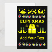 Cartes De Vacances Cadeaux De Noël Santé Et Sécuri (Devant / Derrière)