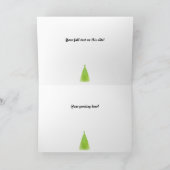 Cartes de vacances Coeurs d'or de Noël (Intérieur)