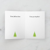 Cartes de vacances Coeurs d'or de Noël (Intérieur)