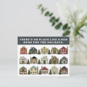Cartes de vacances d'agent immobilier (Debout devant)