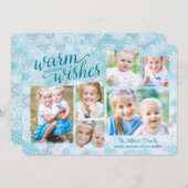 Cartes de vacances de collage Winter Whimsy (Devant / Derrière)