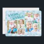 Cartes de vacances de collage Winter Whimsy<br><div class="desc">Célébrez la saison avec cette carte de vacances moderne et élégante de Berry Berry Sweet.</div>