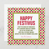 Cartes de vacances de Festivus (Devant / Derrière)