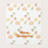 Cartes de vacances de Thanksgiving Friendsgiving j (Inside Unfolded)