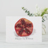 Cartes de vacances de Tu B'Shvat à l'aquarelle Gre (Debout devant)