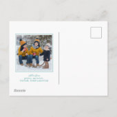 Cartes de vacances florales Joyeuses Fêtes | Carte (Dos)