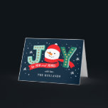 Cartes de vacances Joyeux Bonhomme de neige EDITAB<br><div class="desc">Collection assortie disponible. Design © Berry Berry Sweet.  Visitez notre showroom de design sur WWW.BERRYBERRYSWEET.COM</div>