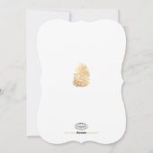 Cartes de vacances PixDezines cônes d'or/vert (Dos)