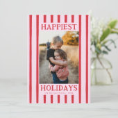 Cartes de vacances plates avec plusieurs photos de (Debout devant)