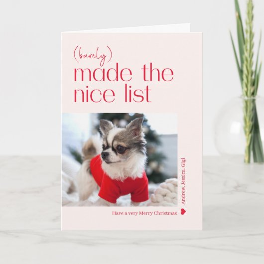 Cartes de vacances pliées couleur à peine modifiab (Devant)