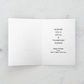 Cartes de vacances pour l'équipe de crosse (Intérieur)