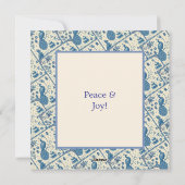 Cartes de vacances - Toile Mahjong - Recto Verso P (Dos)