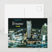 Cartes de Varsovie Pologne (Devant / Derrière)