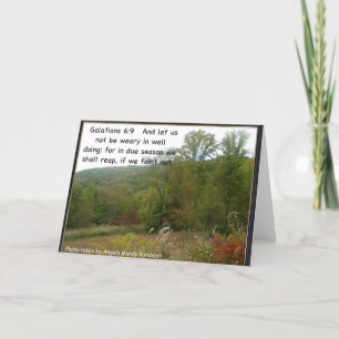 Cartes de verset de la Bible Christian KJV