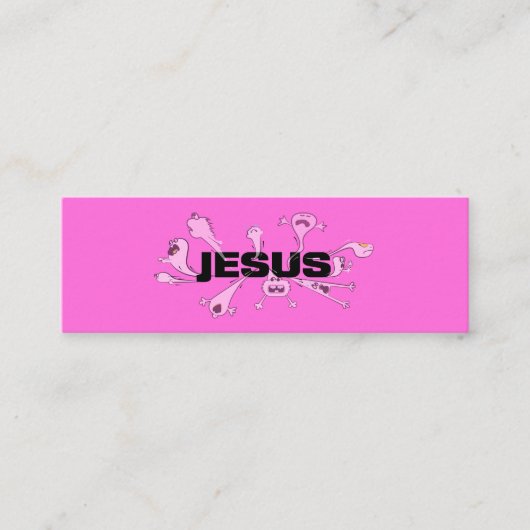 Cartes de versets effrayants sur Jésus (Devant)