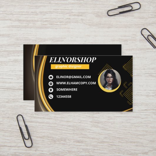 CARTES DE VISITE (Devant/Arrière en situation)